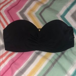 Black strapless Victoria’s Secret bikini top